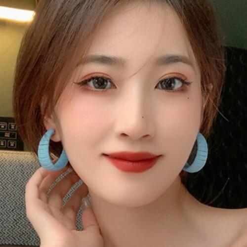 Woman Earring Hoop Ear Stud Trend Punk Women Accessories Personality Elegant Fine Party Sexy Goth Jewelry Womens Earrings