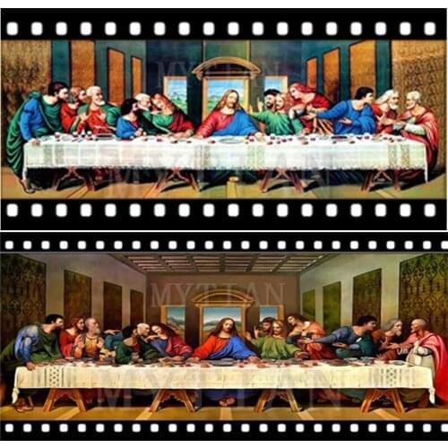 New Diamond Embroidery Full square/Round Diamond The Last supper Jesus religion rhinestone 5D Diamond painting cross stitch