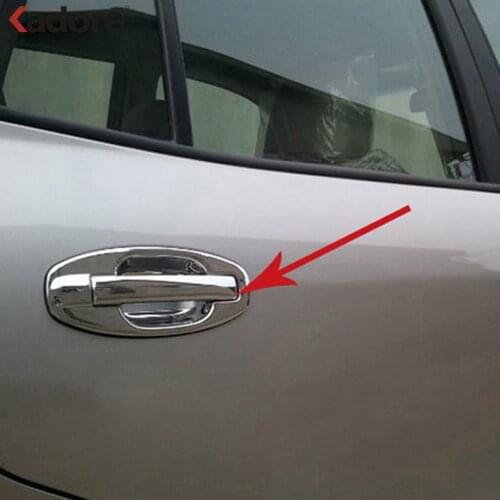 For Hyundai Santa Fe 2001-2006 ABS Chrome Door Handle Cup Bowl Cover External Cover Trim Car Styling Cover Decoration 8pcs/set