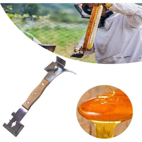 Bee Tools Stainless Steel Thumb Type Multifunction Honey Knife Hive Scraper Beekeeping Scraper Cut пчеловодство инвентарь