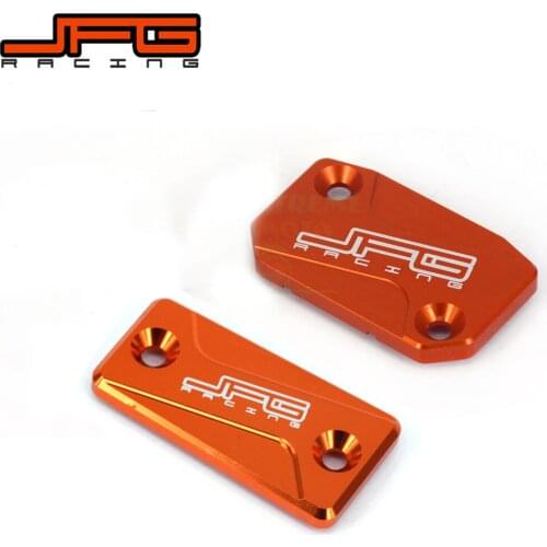 CNC Front Brake & Clutch Fluid Reservoir Cover Cap Fit For KTM EXC125 SX125 SX144 SX150 XC150 EXC200 XCW200 SX SXF SXR 450
