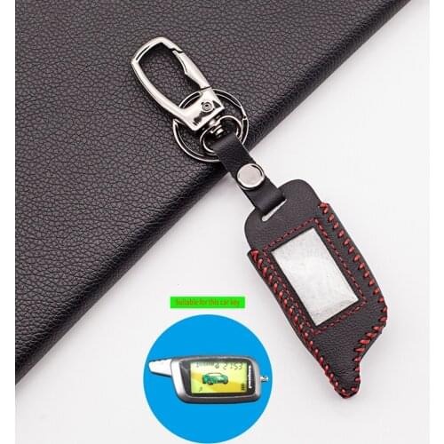 Fashion Men Soft Leather Case Cover for Pantera SLK 600 625 650RS 675RS 300 400 868 Twage LCD Two Way Car Alarm System