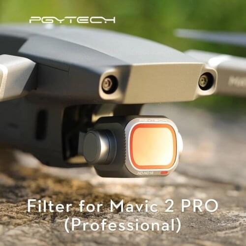 PGYTECH Mavic 2 Pro Camera Lens Filter Set ND8/16/32/64-PL ND8/16/32/64 GND8 Filters Kit for DJI Mavic 2 Pro Filter Accessories