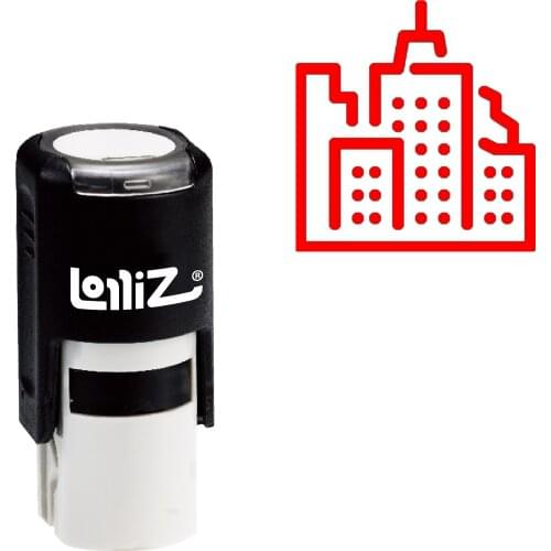 LolliZ City Self-Inking Rubber Stamp - Modern Symbol Series