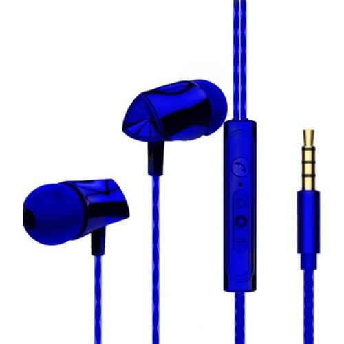 In-Ear Sport Headphones For Xiaomi Earphone For Phone Stereo Bass Headset Metal Wired Earphone HiFi Headphones Mic For Samsung