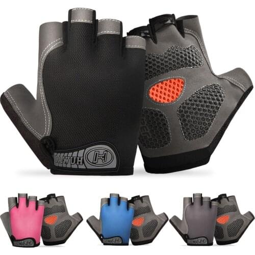 Women Mens Cycling Gloves Summer Fingerless Gloves For Biker MTB Road Bicycle Gloves Half Finger Fishing Work Gym Sports Gear