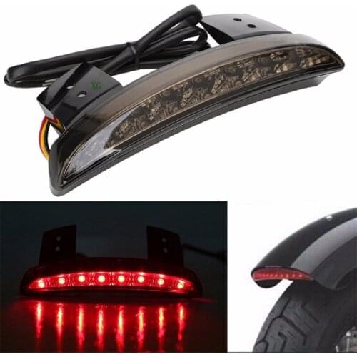 Motorcycle Rear Fender Edge LED Brake Tail Light Fits For Harley Breakout FXSB 2013-2017