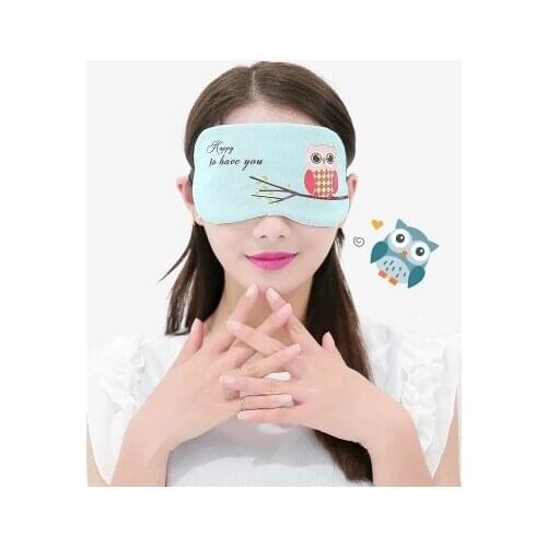 Shading breathable cartoon cute Ice packs eyeshade Hot compress free shipping