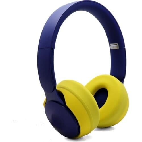 1 Pair Soft Silicone Headphone Cover Protective Sleeve for Beats Solo Pro Solo 4 Noise Cancelling Headphones Ear Pads Cover