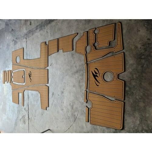 2016 Monterey 278 Cockpit Swim Platform Pads 1/4" 6mm EVA Teak Decking carpet