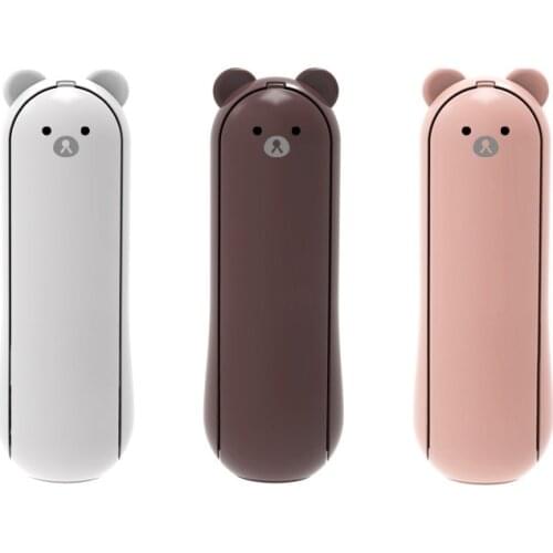 3 IN 1 Handheld Mini Fan Portable USB Rechargeable Small Pocket with Power Bank Flashlight Feature for Women Travel Outdoor