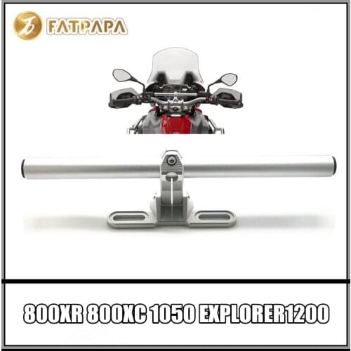 Motorcycle Accessories Stainless Steel handlebar Navigation Bracket For Triumph 800XR 800XC 1050 EXPLORER