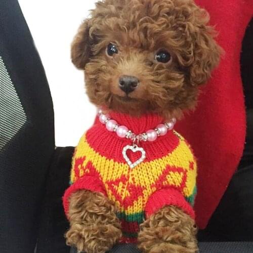 Pet Cat Collar Accessories Jeweled Necklace For Cat Supplies Love Pendant Pet Products Puppy Dogs Collar Jeweled