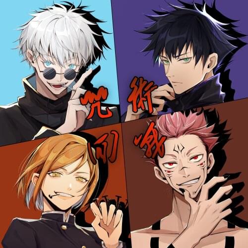 Anime Jujutsu Kaisen Kugisaki Nobara Itadori Yuuji Medal Badge Acrylic Pendant Keychain Keyring Fushiguro Megumi Gojo Satoru