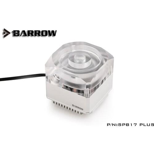 Barrow SPB17-PLUS, PLUS Version 17W PWM Pumps, LRC 2.0 With Aluminum Radiator Cover, Must Install Reservoir To Work