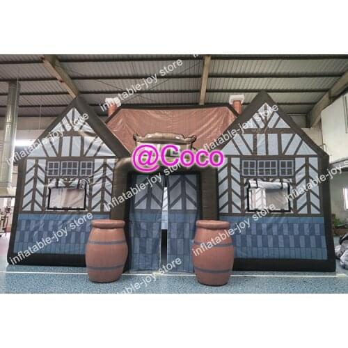 Free air ship to door!8*5*5m Inflatable Bar House Inflatable party Pub Tent,Durable Inflatable Beer Cabin