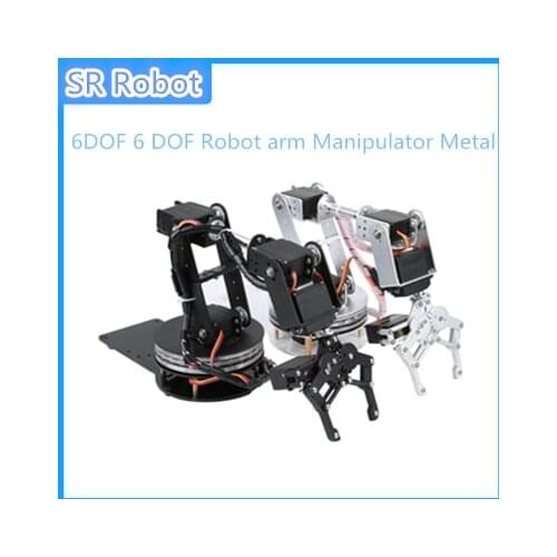 DIY 6DOF 6 DOF Robot arm Manipulator Metal Alloy Mechanical Arm Clamp Claw Kit MG996R DS3115 for Arduino Robotic Education