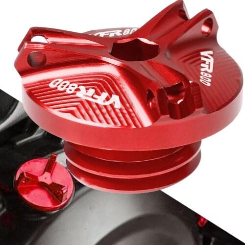 For Honda VFR800 Aluminum Motprbike Motorcycle Engine Oil Cup Oil Fill Cap For Honda VFR800 VFR 800 VFR-800 2002-2017