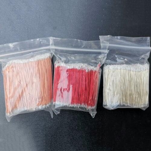 Electric Welding Luminous Character Enamel Covered Wire Mini Electric wiring Double-headed Tin Enameled Wire Internal Jumper