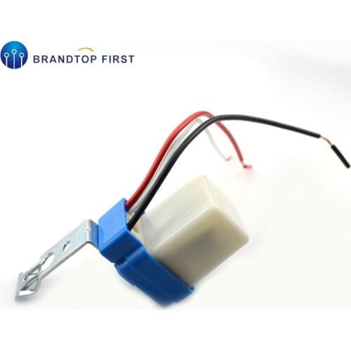 Automatic Auto On Off Photocell street Light Switch 12V 24V 110V 220V 50-60Hz 10A Photo Control Photoswitch Sensor Switch