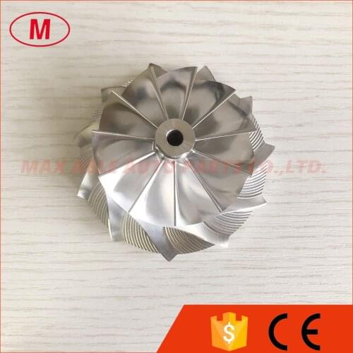 GT15-25 53.11/70.98mm 11+0 blades turbo milling/aluminum 2618/billet compressor wheel