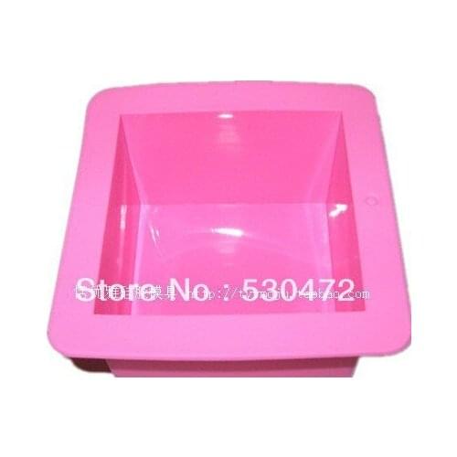 Square toast / handmade soap cake mold 500ML 450 soap 9*9*6.5cm kitchen tools