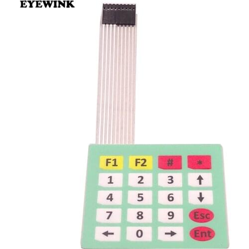 4x5 Matrix Array 20 Key Membrane Switch Keypad Keyboard Control Panel Microprocessor Keyboard Controller for 5*4