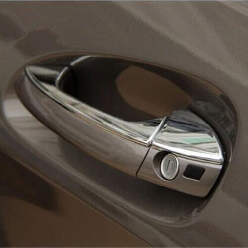 New Stainless Steel Door Handle Cover Trim Door Bowl Decoration For Mercede s Benz GLK X204 200 260 300 Accessories Car Styling