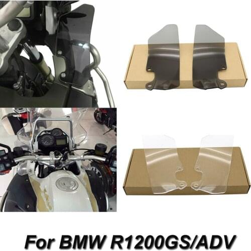 Motorcycle 4.5mm Windshield WindScreen Ventilation plate side panels For BMW R1200GS 2004 2005 2006 2007 2008 2009 2010 - 2012