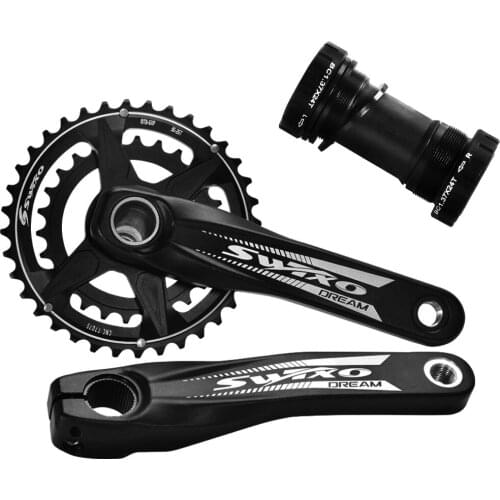 Direct-mounted double-disc mountain bike 26/36-tooth variable speed GXP disc crank set riding equipment