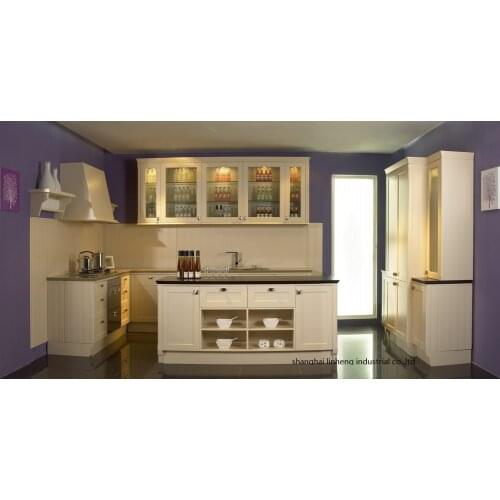 PVC/vinyl kitchen cabinet(LH-PV060)