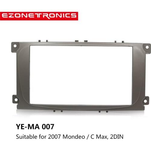 2018-2Din Car DVD Frame, Audio Fitting Adaptor, Dash Trim Kits,Facia Panel for 2007Ford Mondeo/C Max Double Din car radio player