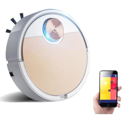 ES06 Robot Vacuum Cleaner Mobile Phone APP Remote Control Smart Vacuum Cleaner Automatic Dust Removal and Sterilization Sweeper