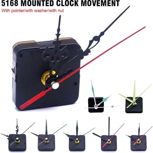 Modern Simple DIY Silent Wall Clock Quartz Movement Open Design Home Decor Wall Clock Mechanism Hand DIY Replacement Part Set