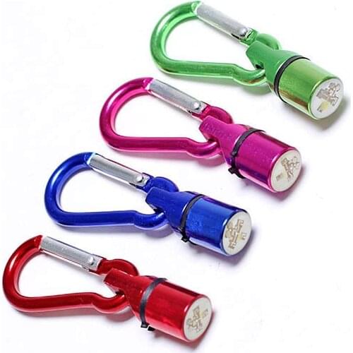 Pet dog led lights pendants Flash Bone Safety Pendant Collar Circular Light Clip LED Pendant for small dog cat collar ID Tags