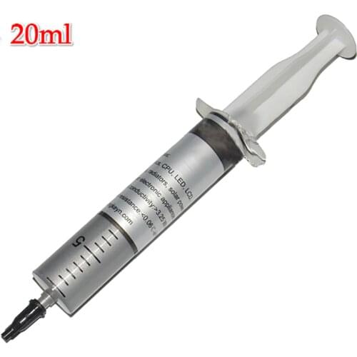 Silver Heat Sink Silicone Compound Thermal Conductive Needle Grease Paste for CPU GPU LED Cooling Compound Glue Thermal Pastes