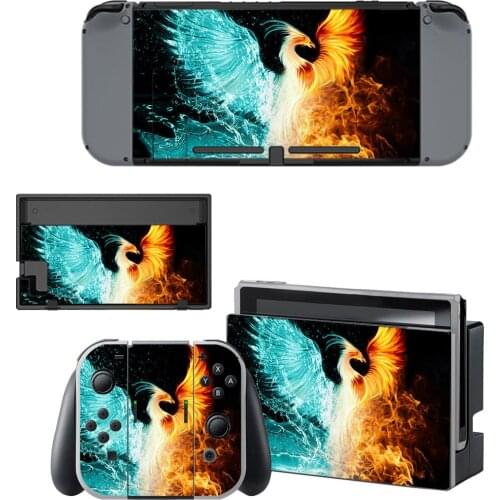 1 Styles Phoenix Style Vinyl Decal Skin Sticker For Nintendo Switch NS NX Console Protector Game Accessoriy NintendoSwitch