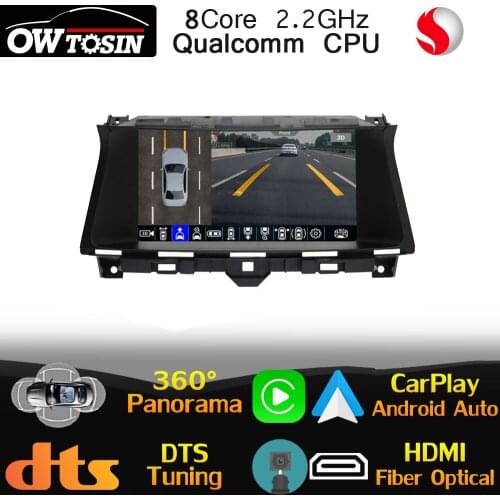 Qualcomm 8Core Android Car Radio GPS For Honda Accord 8 CP CS Inspire 2007-2012 Original Style CarPlay Auto Optical HDMI Stereo