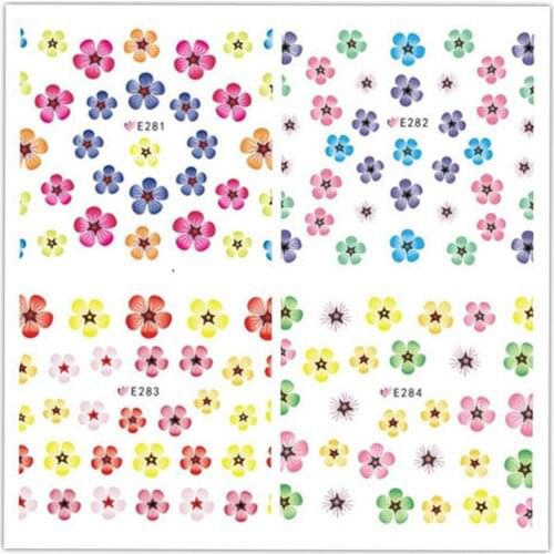 1pcs Dried Flower Nails 3D Nail Stickers Decals Adhesive Maincure Salon Acrylic Nail Art Decal Transfer Slider Nail Art Design