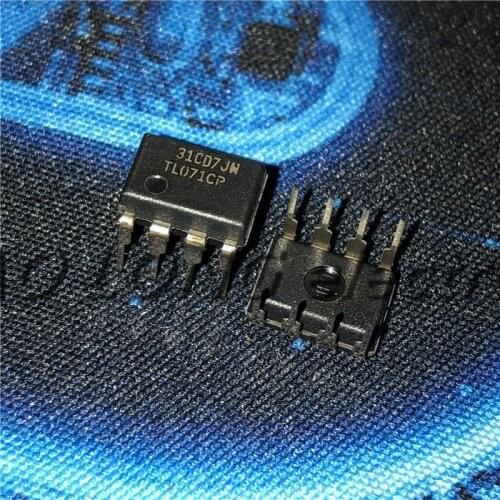 10PCS/LOT TL071CP DIP8 TL071 DIP-8 071CP DIP TL071C Operational Amplifier New Original In Stock
