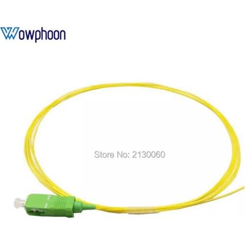 Free Shipping Simplex 9/125 G657A Single Mode 2M SC APC pigtail optical fiber patch cord