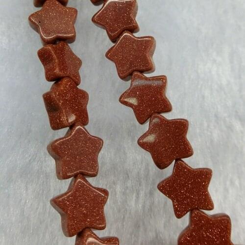 40pcs/lot Natural Bulk GoldenStone Beads Stars Black Opal Onyx Loose Beads Charms for DIY Necklace Bracelets Jewelry Making Free