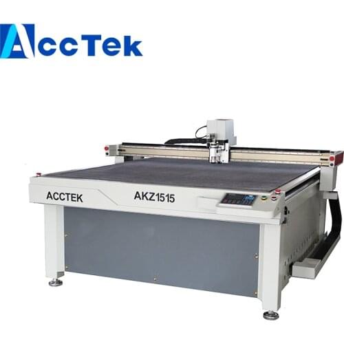 Car interior, corrugated paper vibrating knife cutting machine punch roller folding function Jinan AccTek factory price