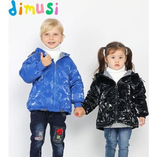 DIMUSI Winter Boys Parkas Children White Duck Down Coats Baby Girls Causal Thick Warm Windbreaker Hooded Kids Clothing,EA031