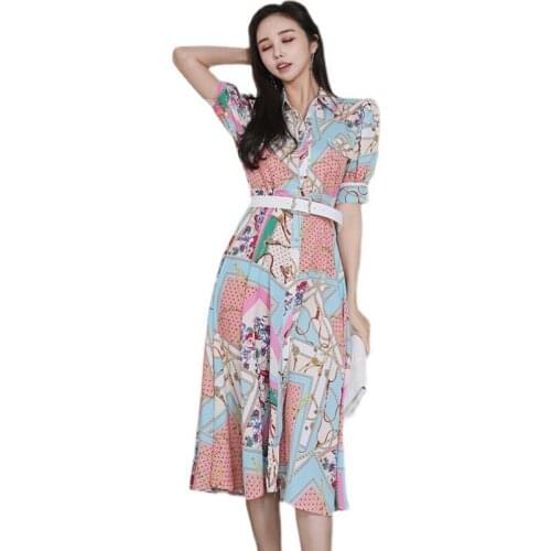 Maxi elegant print Dress one piece korean ladies Sexy summer Short Sleeve cabaret party long A line dresses for women