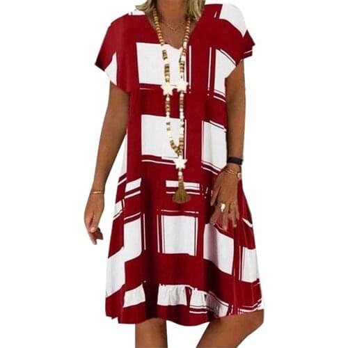 Doker Summer Dresses In A Cage