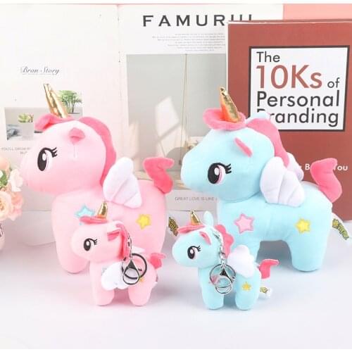 10/20cm Unicorn Stuffed Plush Toy Baby Kids Appease Sleeping Pillow Doll Animal Plush Toy Doll