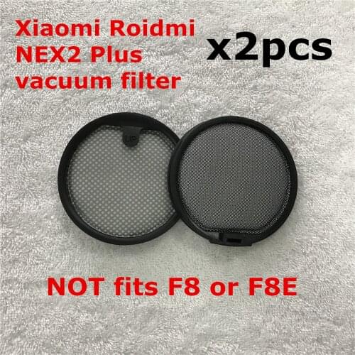 2PCS Filter For Xiaomi Roidmi NEX 2 Plus Handheld Cordless Vacuum Cleaner 2 in 1 Cleaning NEX X20 Filters Parts