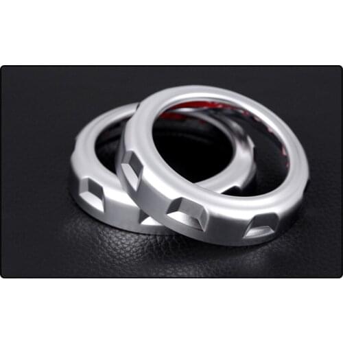 Car Interior Rear Air Outlet Vent Trim Ring Styling Sticker For Land Rover Discovery 4 09-16 Range Rover Sport 2005-13