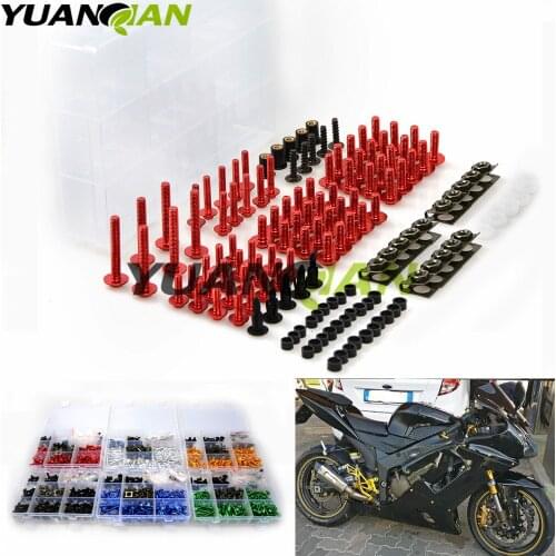 Motorcycle Fairing Bolt Screw Nuts Washers Fastener Fixation For suzuki YAMAHA XJR400 XJR1200 XJR1300 XJ600 XJ6 all year